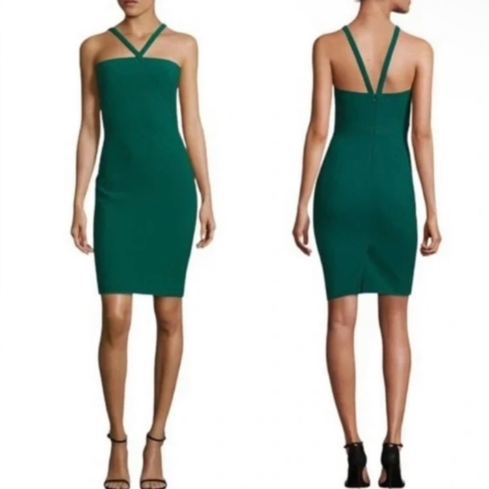 LIKELY Bridgeport Sleeveless Cocktail Sheath
Dress Emerald Green 8